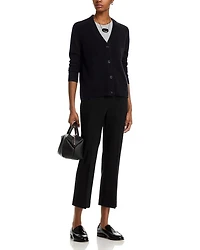 Grandmother Cashmere V Neck Cardigan Sweater - Exclusive