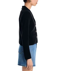 Novelty Button Cashmere Blazer - Exclusive