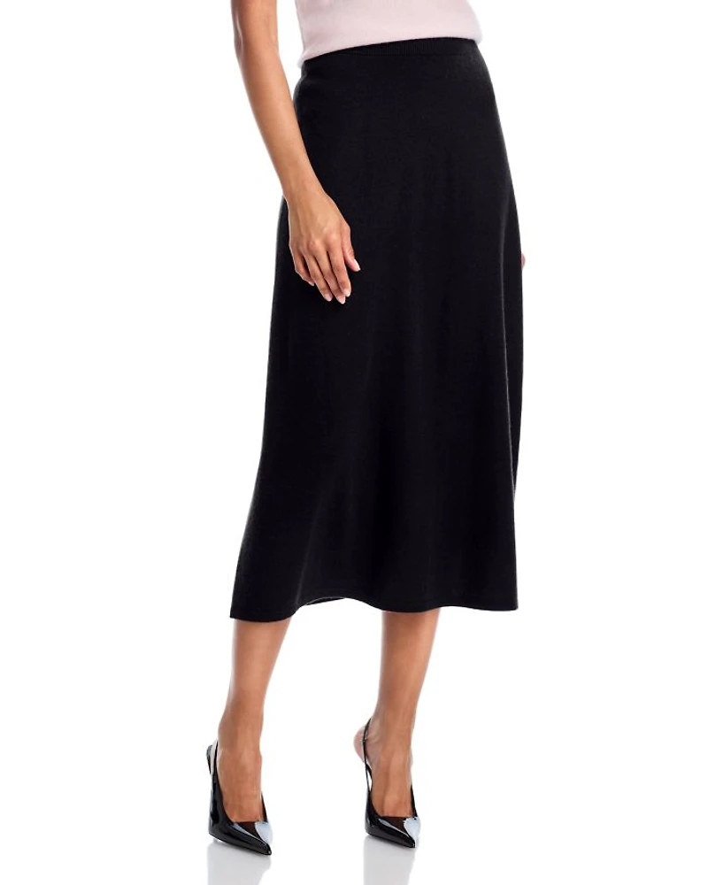 Cashmere Midi Skirt - Exclusive