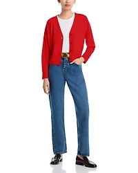 V Neck Cashmere Cardigan