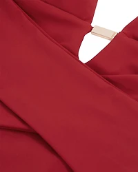 Plunge V Neck One Piece Swimsuit