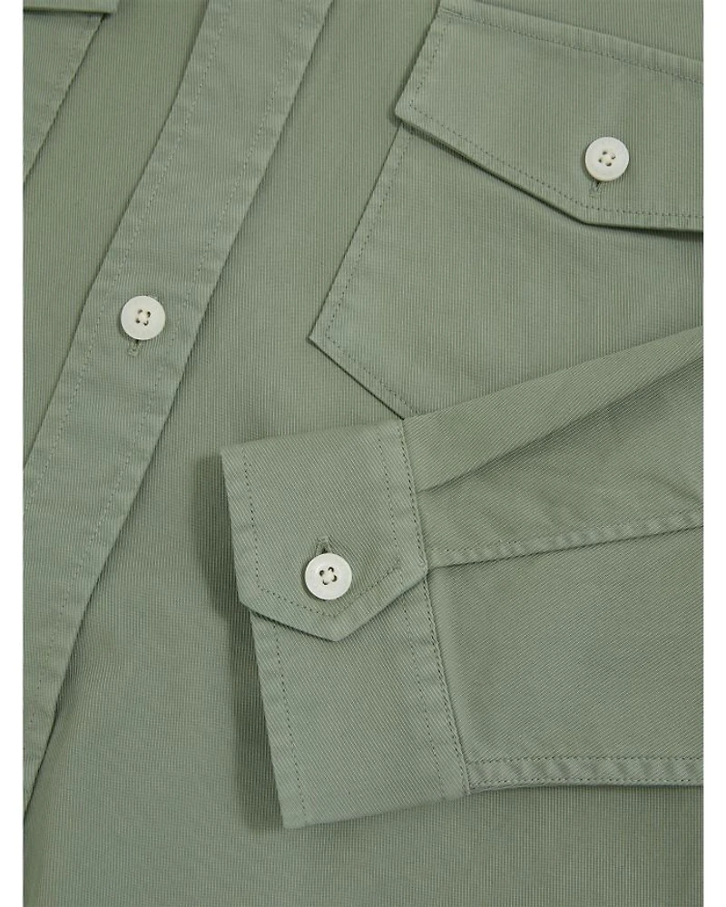 Twill Twin Pocket Oversized Shirt
