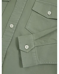 Twill Twin Pocket Oversized Shirt