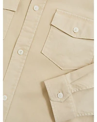 Twill Twin Pocket Oversized Shirt