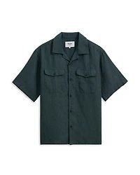 Wax London Bartlett Short Sleeve Linen Shirt