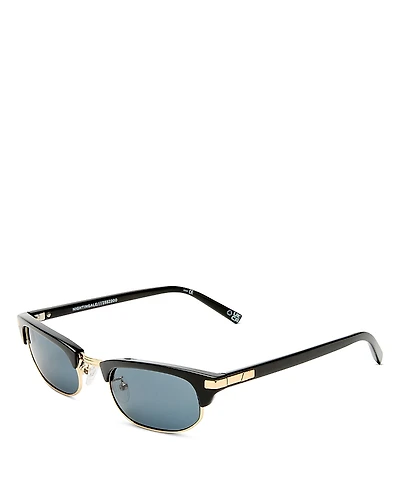 Le Specs Nightingale D Frame Sunglasses, 51mm