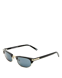 Le Specs Nightingale D Frame Sunglasses, 51mm