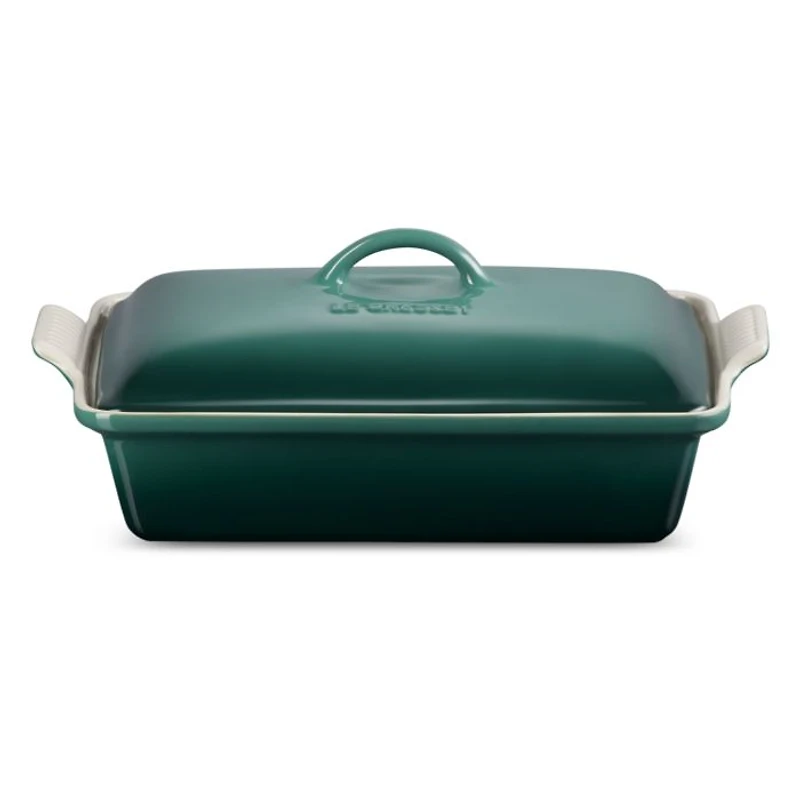 Stoneware 4 Quart Covered Rectangular Casserole