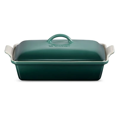 Stoneware 4 Quart Covered Rectangular Casserole