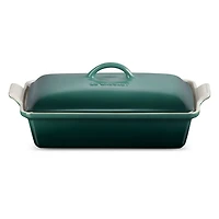 Stoneware 4 Quart Covered Rectangular Casserole