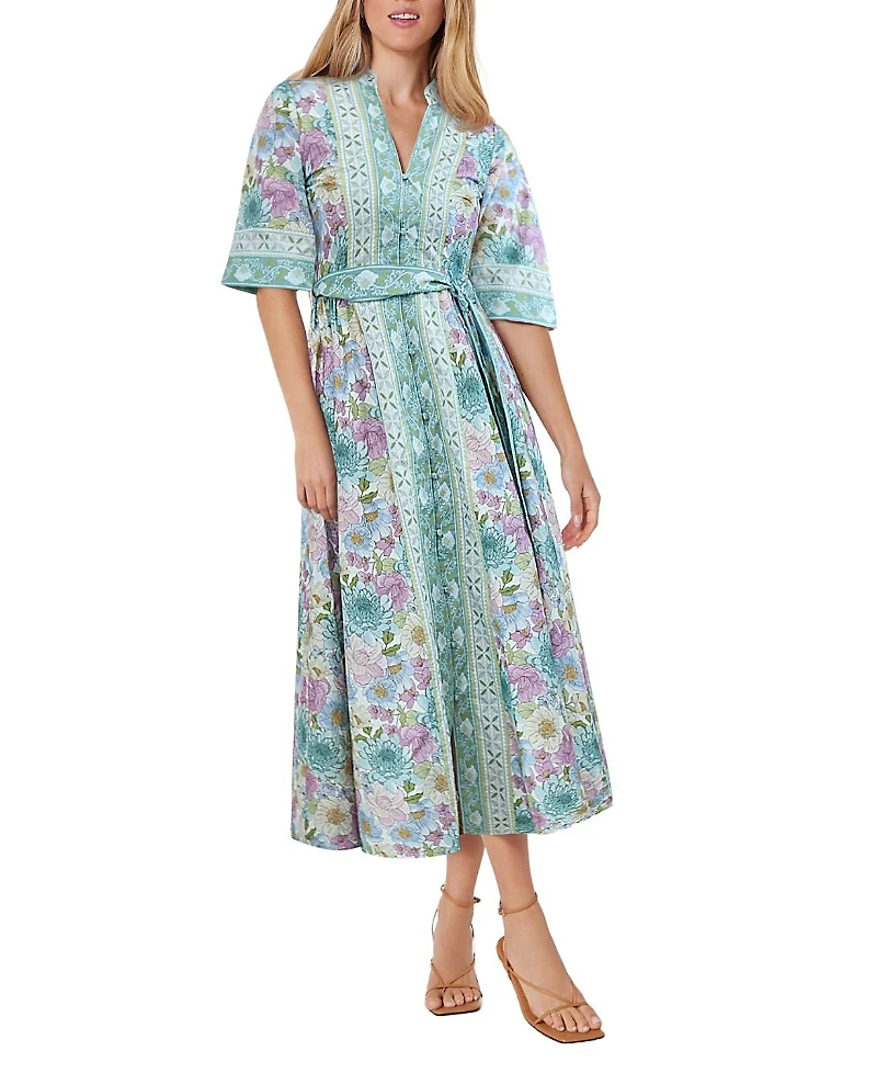 Hermoza Alessia Collared Maxi Dress