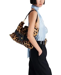 Anthem Medium ponyskin-style leopard print bag