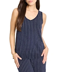 Destination Stripe Knit Tank Top