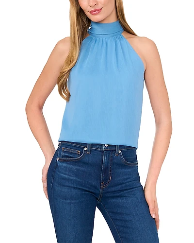 CeCe Sleeveless High Neck Top