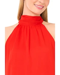 Sleeveless High Neck Top