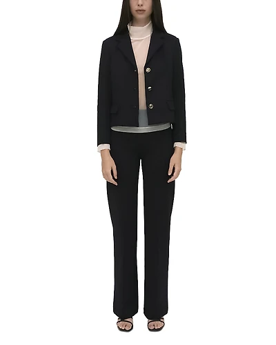 Rosetta Getty Cropped Scuba Jacket