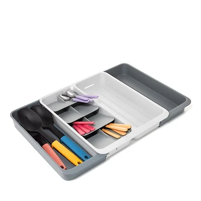 DrawerStore™ Expanding Tiered Cutlery, Utensil and Gadget Organizer