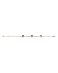 18K Pink Gold Diamond & Pink Opal Interlocking Bracelet