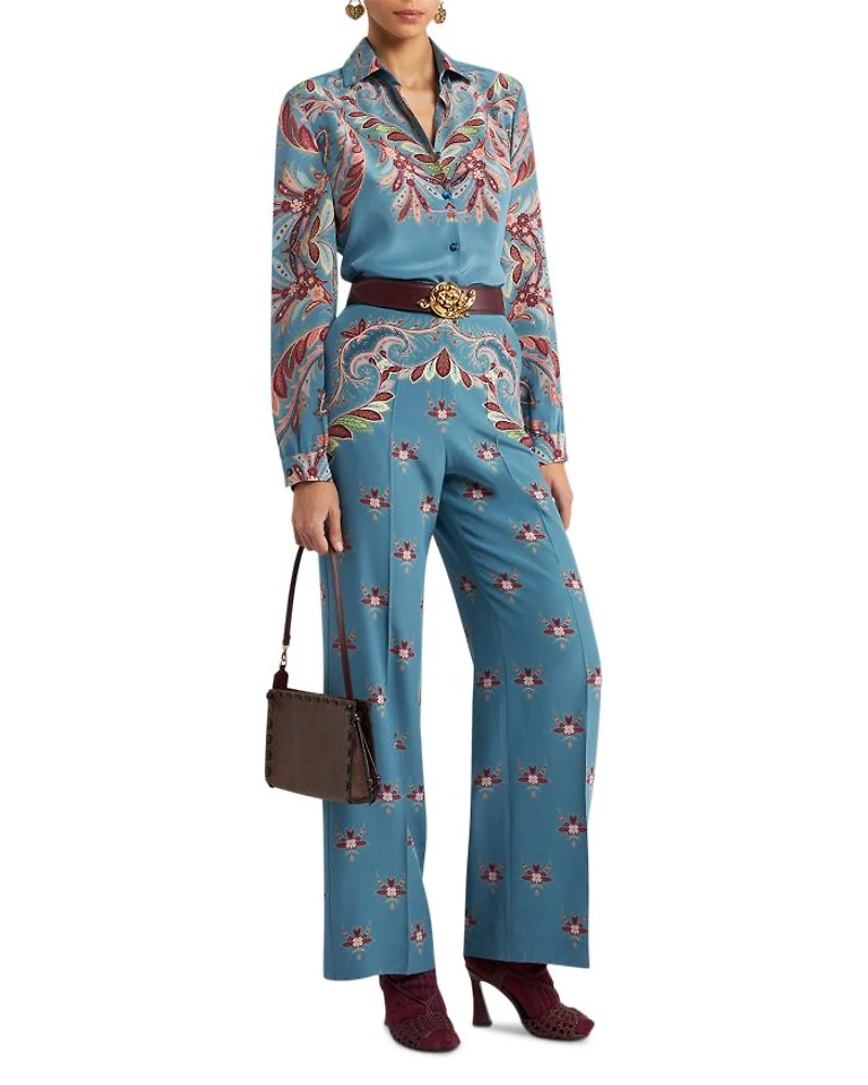 Printed Silk Shirt