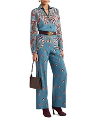 Printed Silk Shirt