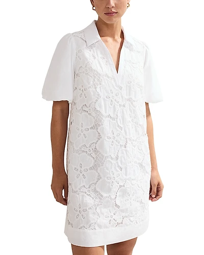 Phase Eight Witney Lace Tunic Dress