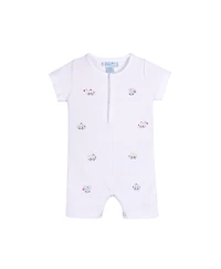 Feltman Brothers Boys' Vehicle Embroidered Cotton Shortall - Baby