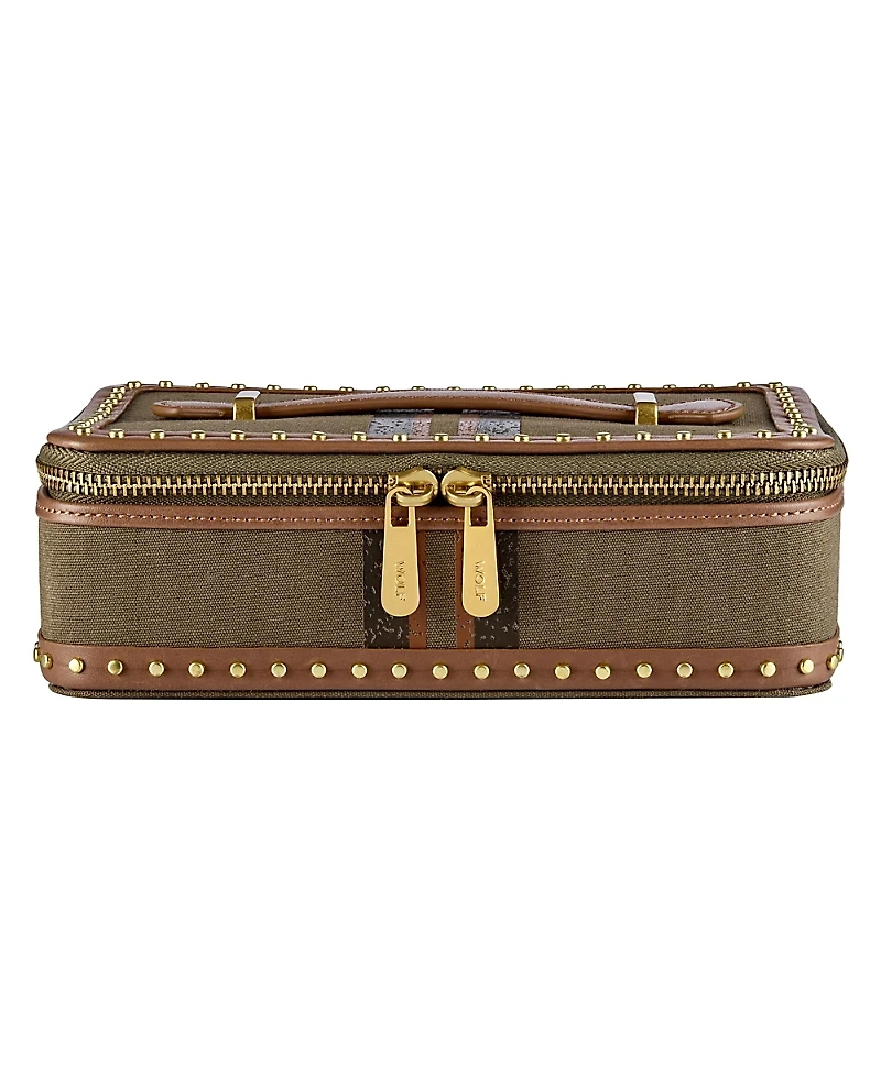 Wolf Ida Travel Zip Jewelry Case