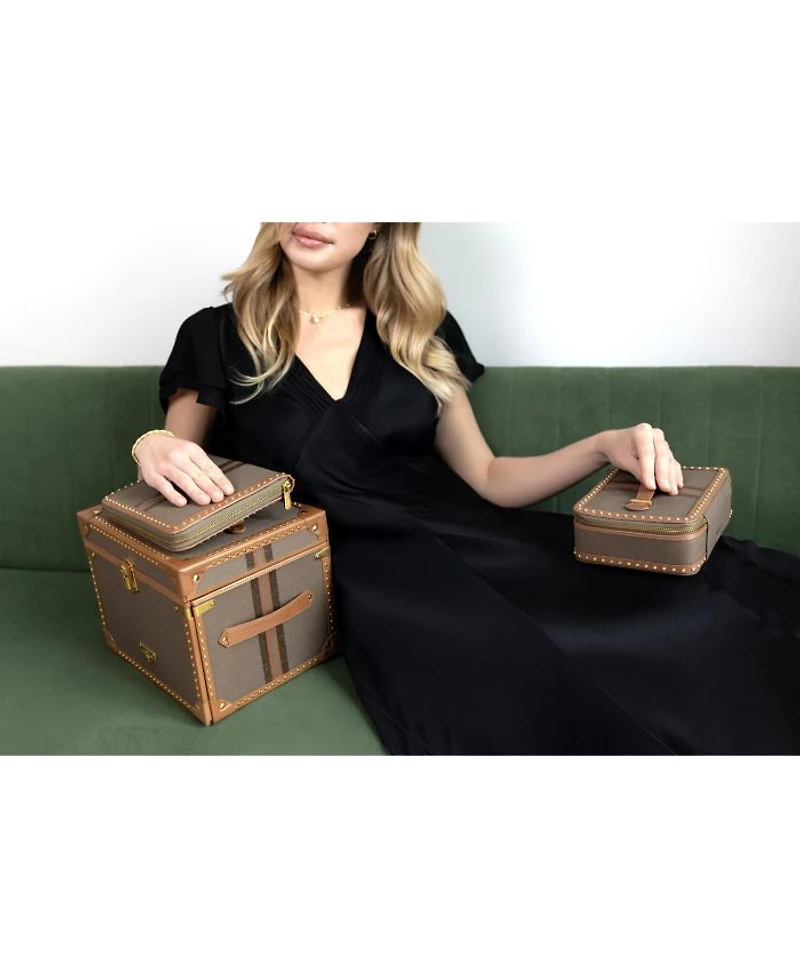 Ida Travel Zip Jewelry Case