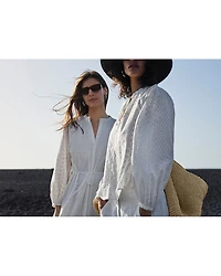 Linen Barrel Leg Trousers