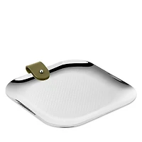 Club Trinket Tray with Leather Detail