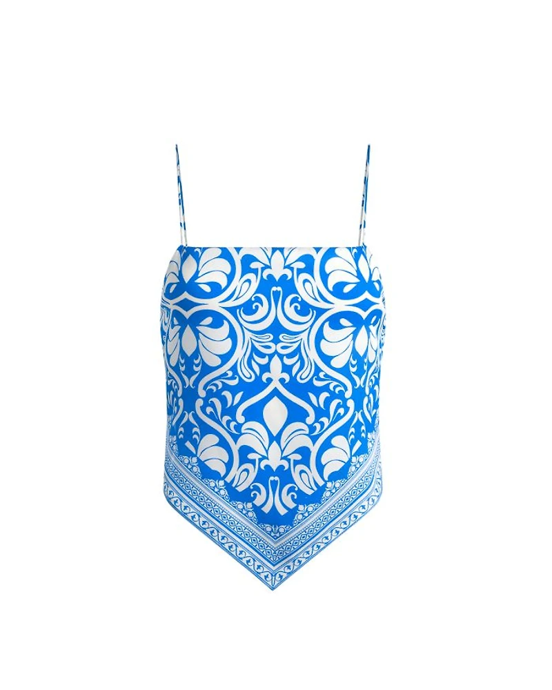 Yuri Printed Spaghetti Strap Top