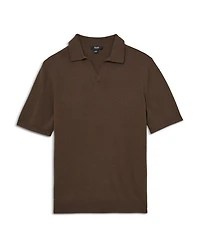 Merino Wool Pullover Polo