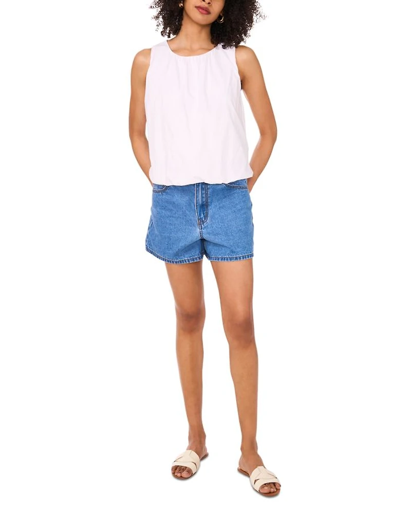 Sleeveless Bubble Top