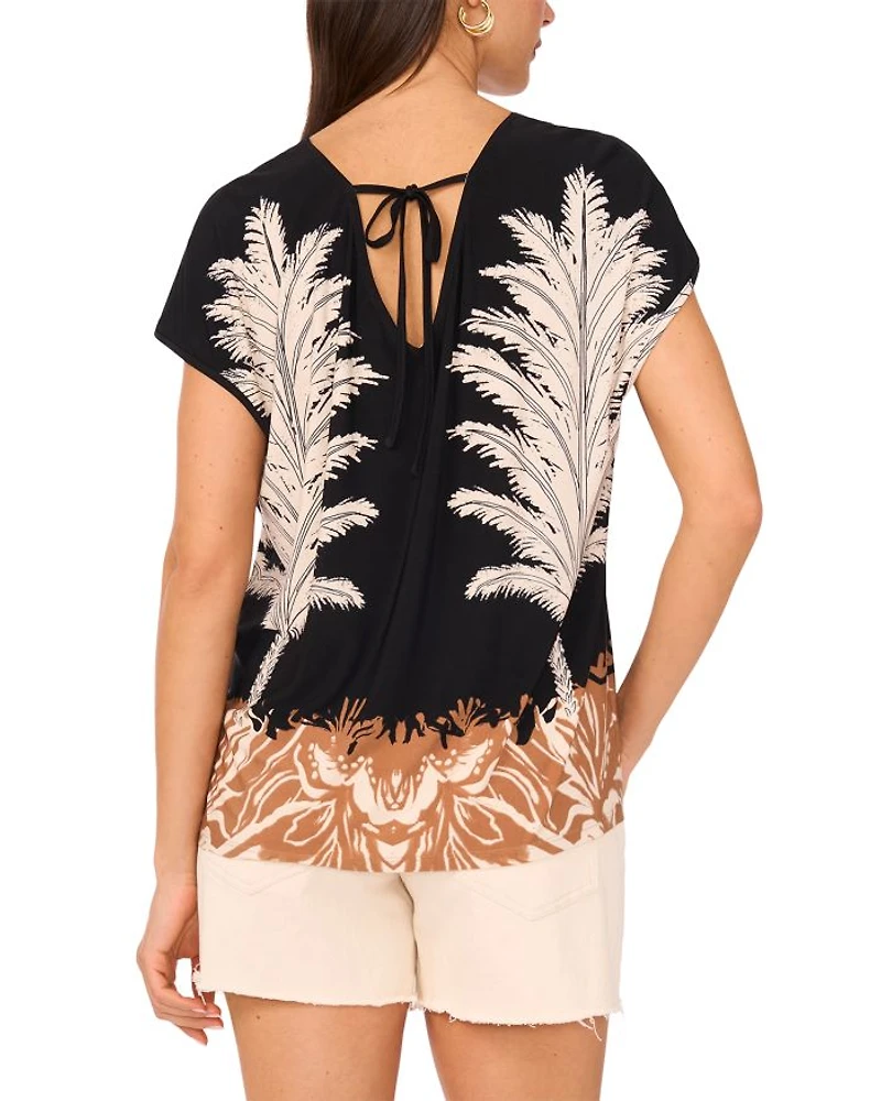 Round Neck Caftan Blouse