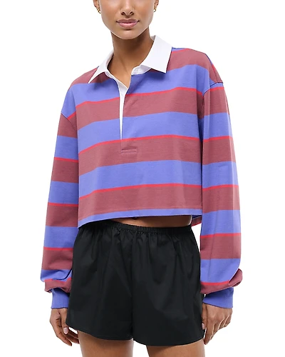 Staud Gavin Cropped Shirt - Exclusive