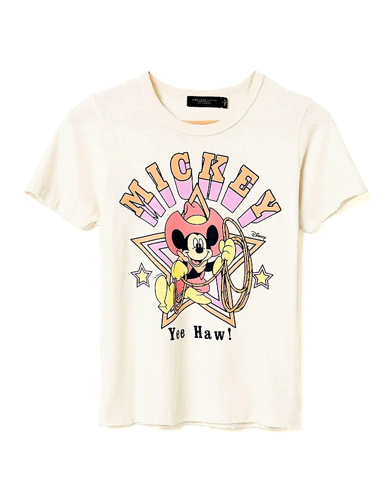 Junk Food Clothing Women's Mickey Rodeo Original Tee