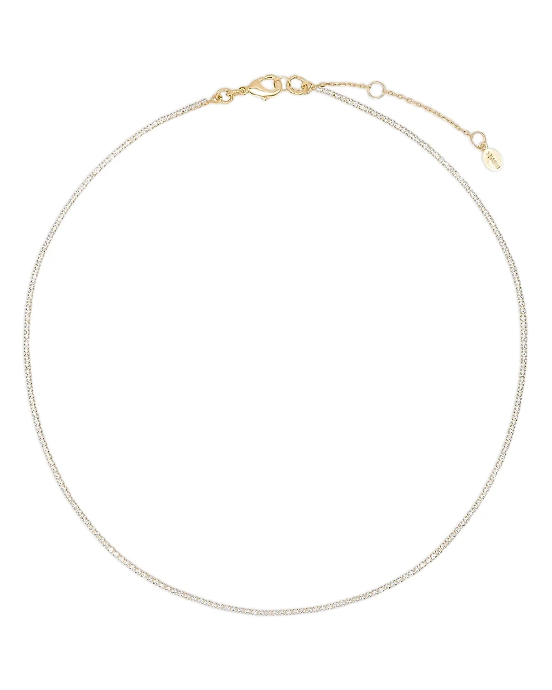 Shashi Micro Tennis Necklace, 14-16