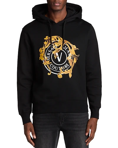 Versace Jeans Couture Brushed Fleece Logo Hoodie