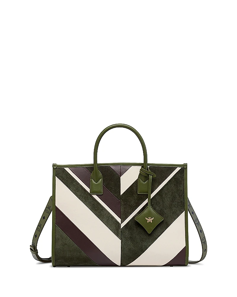 Mcm Munchen Mega Leather Tote