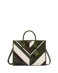 Mcm Munchen Mega Leather Tote