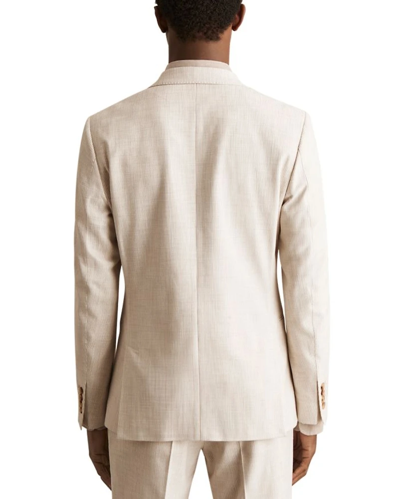 Kai Pinstripe Slim Fit Suit Jacket