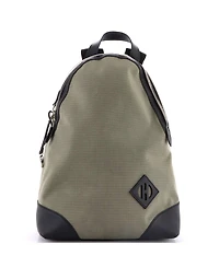 Pre-Owned HERMES Allback Backpack Bivouac Toile with Leather