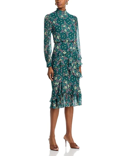 Isa Ruffled Dress
