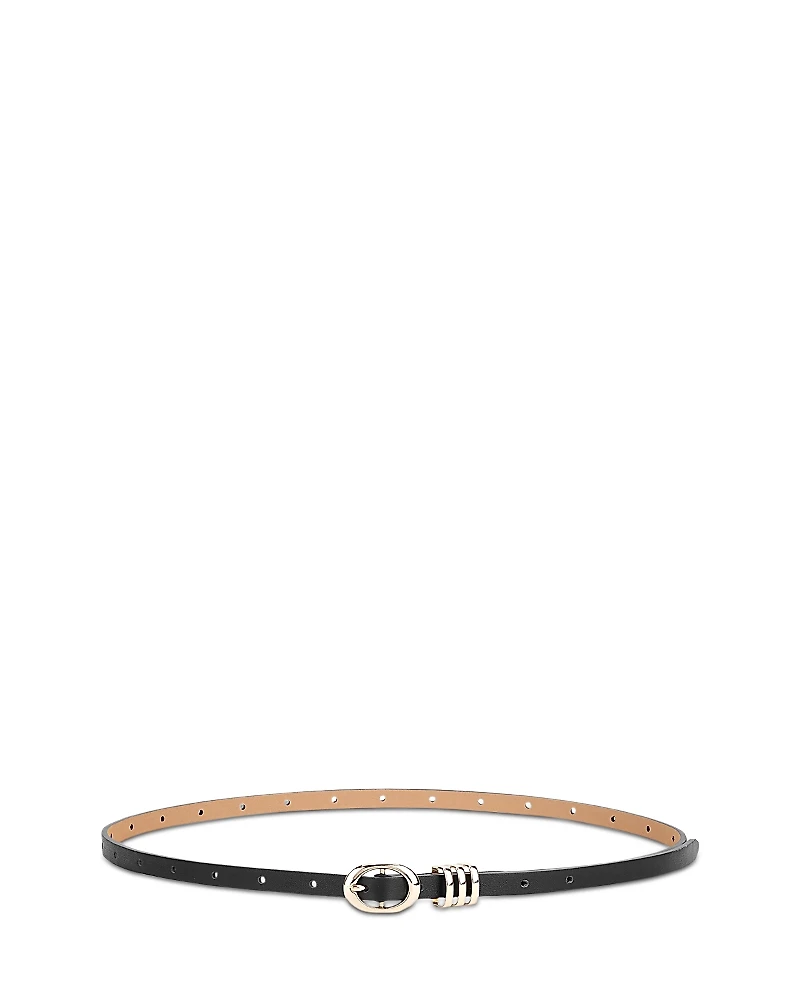 Ettika Women's Classic Skinny Leather Belt