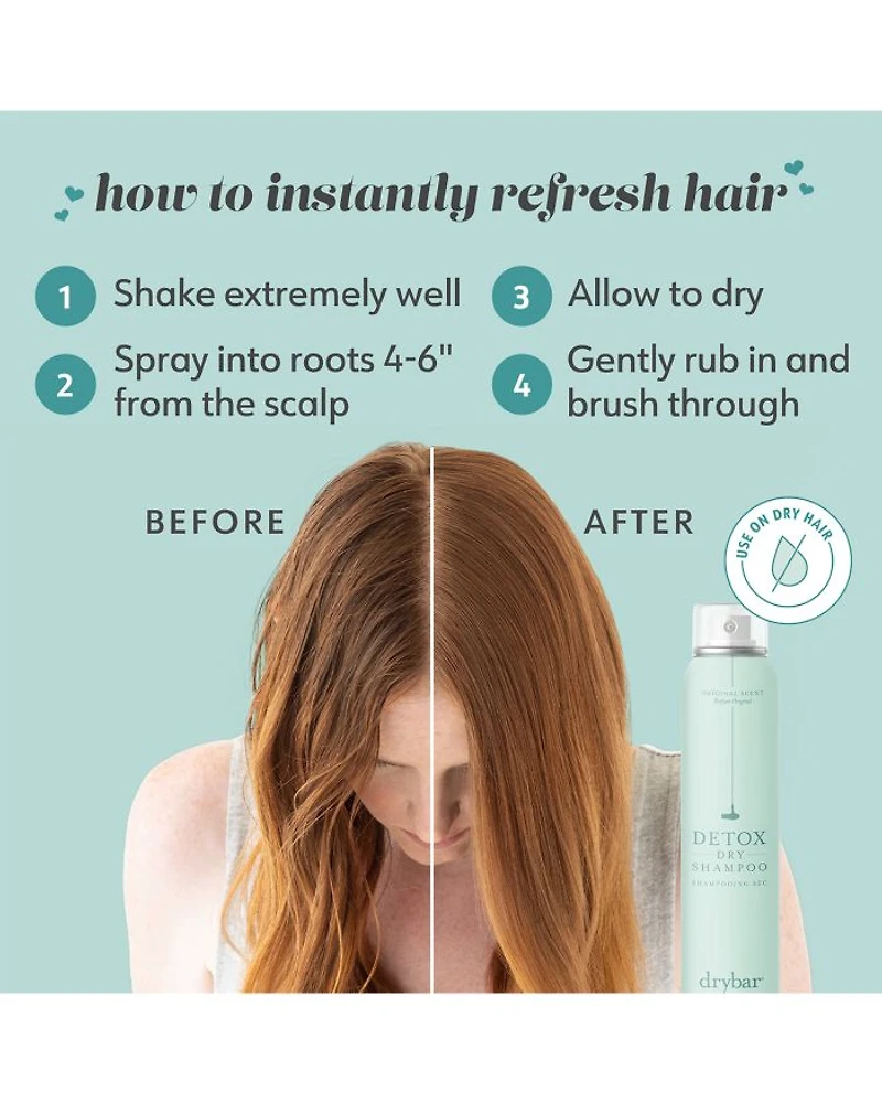 Detox Dry Shampoo - Original Scent 3.5 oz.