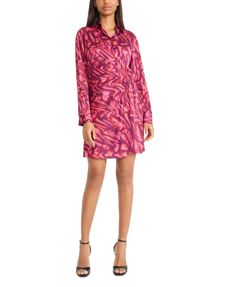 Side Tie Shirt Dress