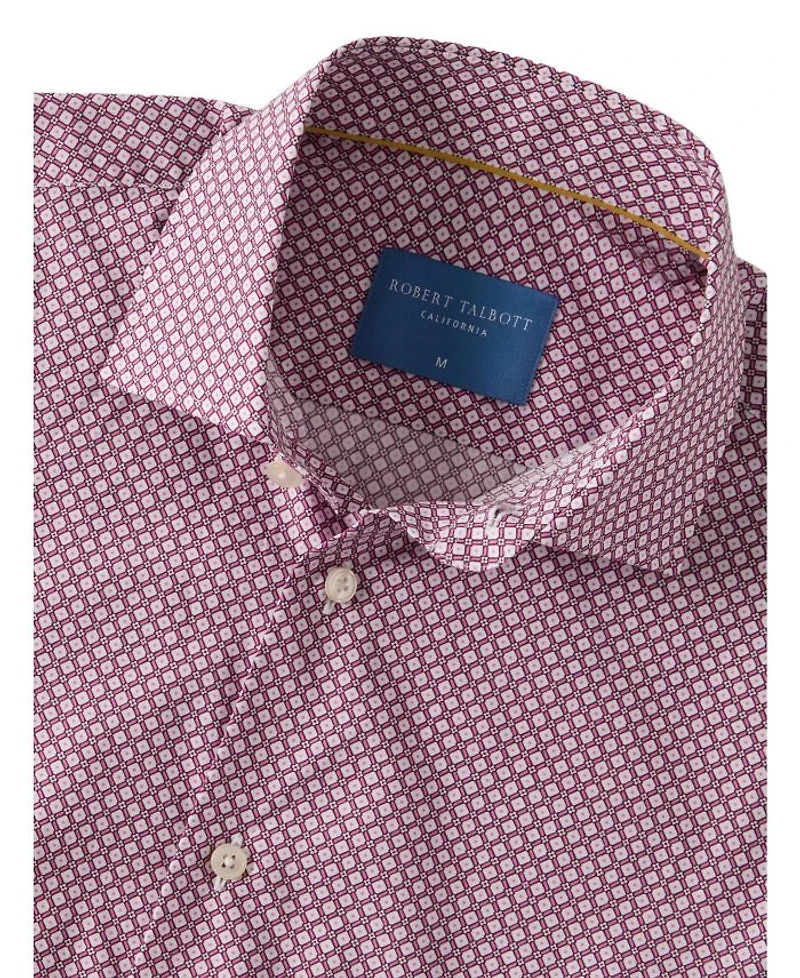 Reynolds Geo Check Print Shirt