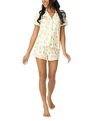 Pj Salvage Mimosa Me Short Pajama Set