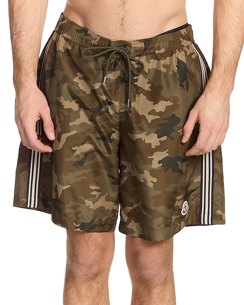 Moncler Camo Swim Shorts