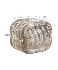 Love Knot Faux Indoor / Outdoor Accent Stool